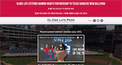 Desktop Screenshot of globelifepark.com